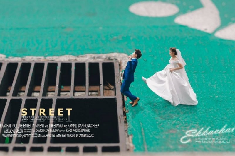 Chụp ảnh cưới kiểu tí hon - Ảnh minh họa: Internet