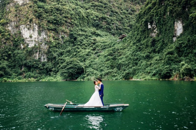 Chụp ảnh cưới ngoại cảnh ở Ninh Bình