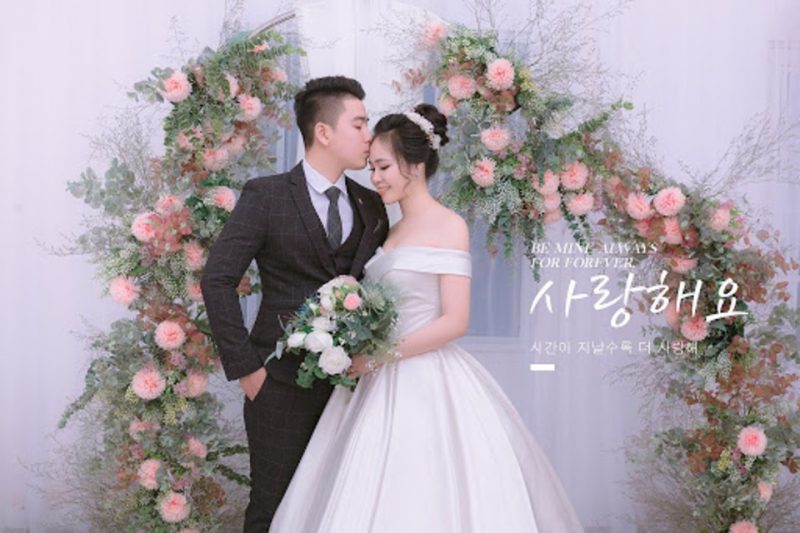 Trào lưu hình cưới phong cách Hàn Quốc - Ảnh minh hoạ: Internet