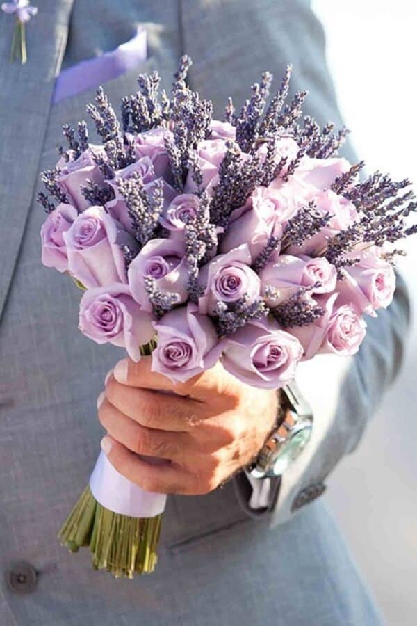 Hình ảnh trang trí đám cưới bằng hoa lavender - Ảnh 3
