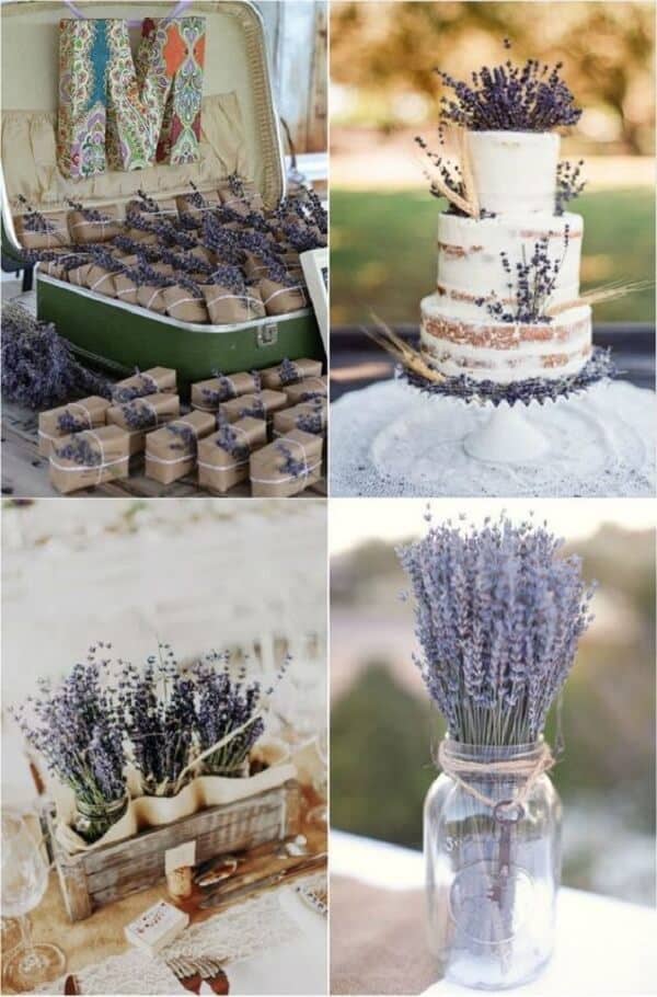 Hình ảnh trang trí đám cưới bằng hoa lavender - Ảnh 2