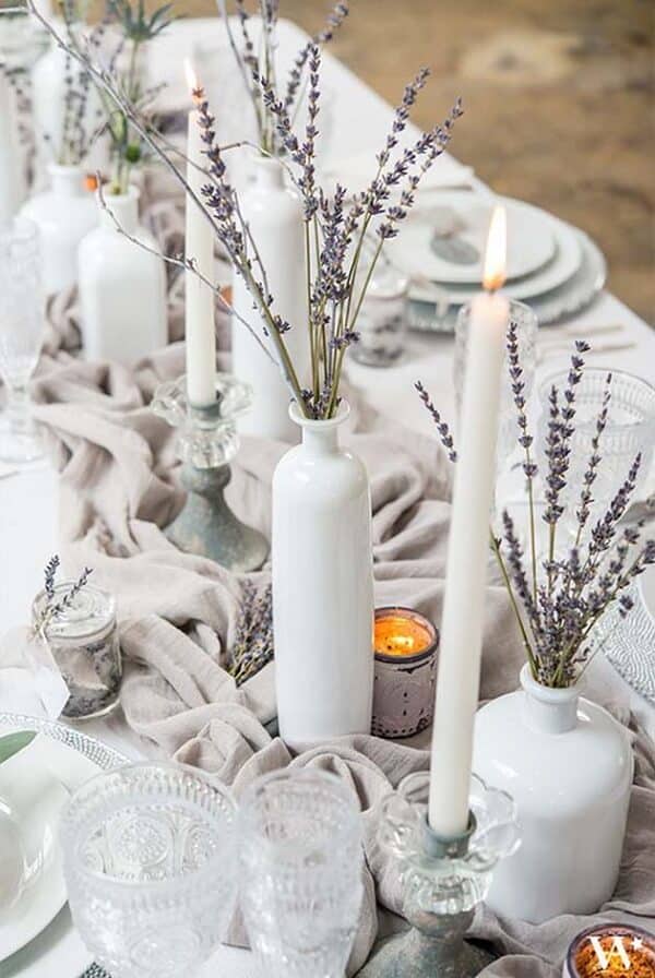 Hoa lavender trang trí tiệc cưới - Ảnh 4