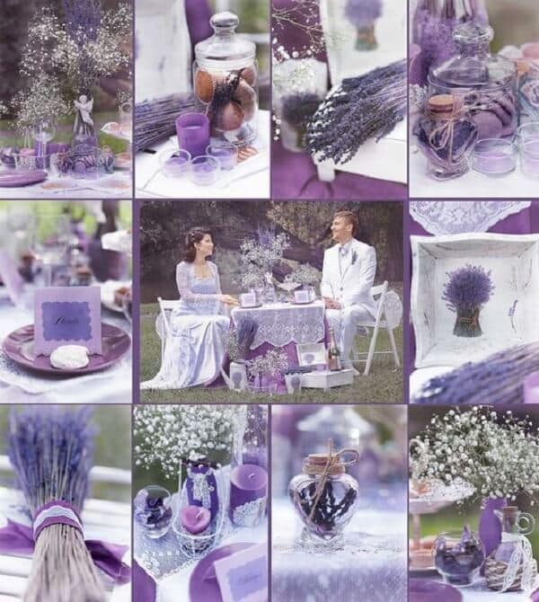 Trang trí đám cưới Lavender