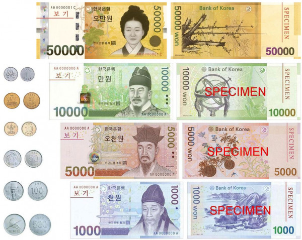 Tỷ giá đồng Won, 1 Won (KRW) bằng bao nhiêu tiền Việt Nam