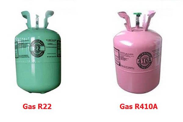 Gas R22 và gas R410A