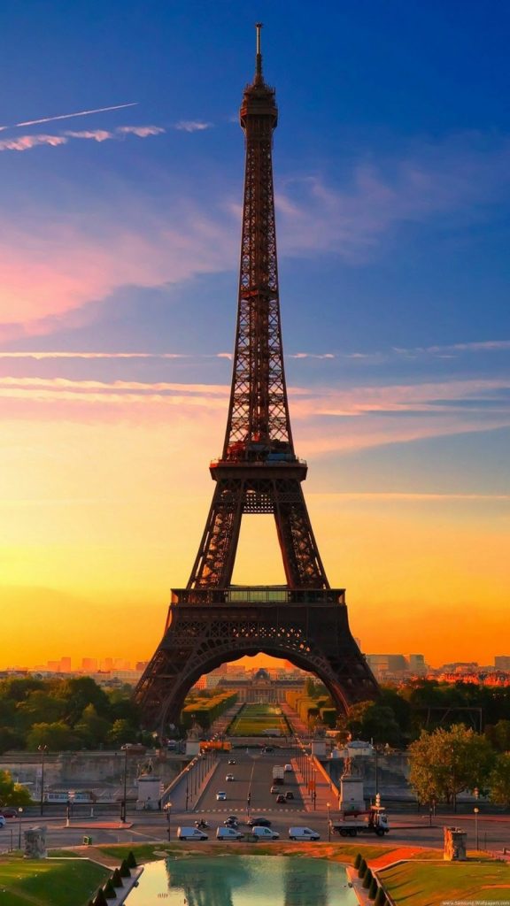 Hình nền điện thoại đẹp tháp Eiffel